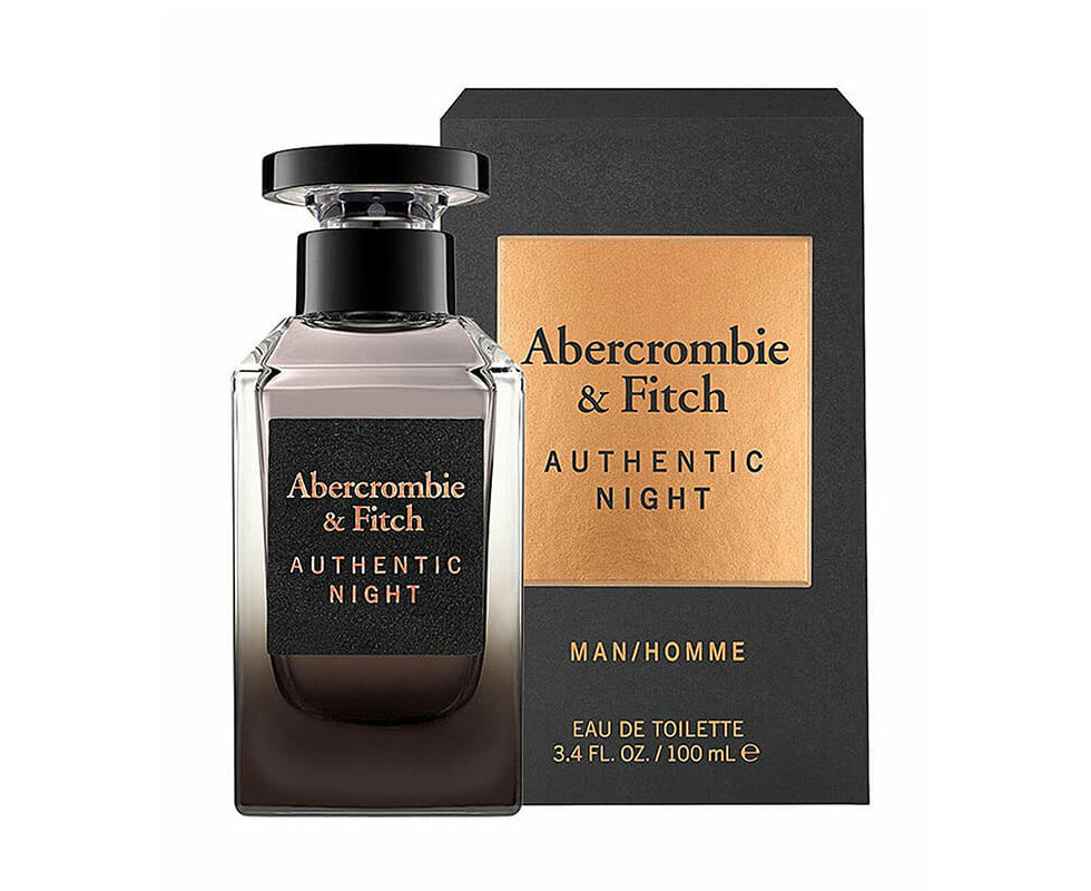 Abercrombie & Fitch Authentic Night For Men Eau De Toilette 100Ml