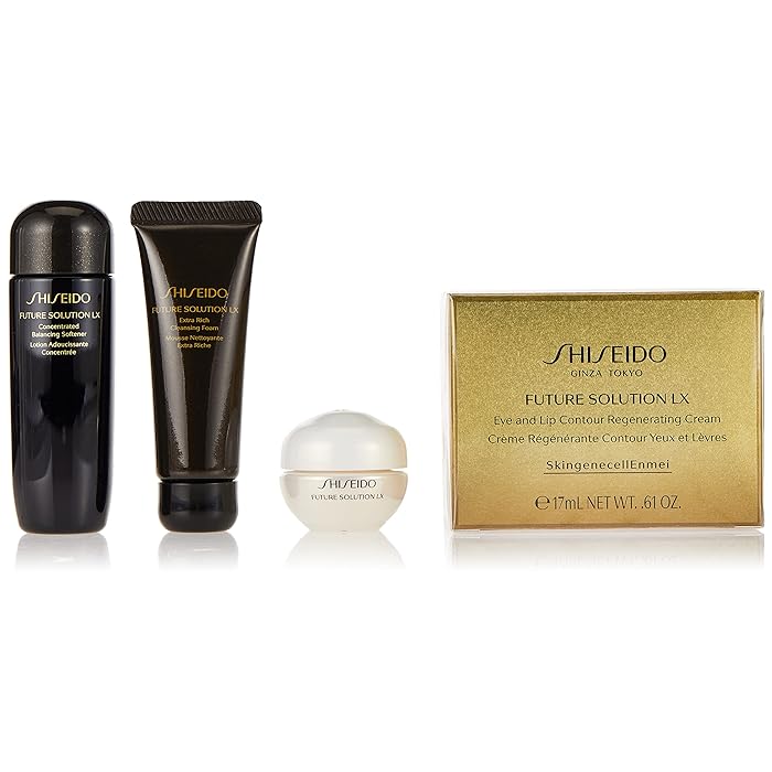 Shiseido Future Solution Lx For Women Set (Eye & Lip Cream 17Ml + Foam 15Ml + Sftener E 25Ml + Protect Cream E Spf20 6Ml)