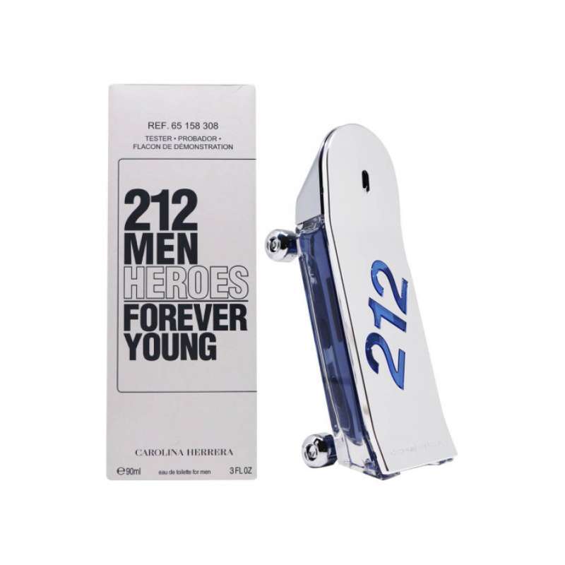 Carolina Herrera 212 Heroes Forever Young M EDT 90ml Tester
