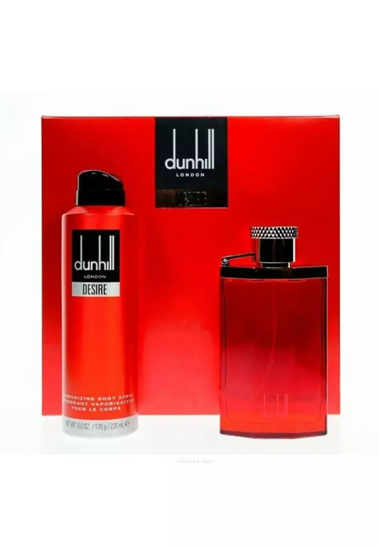Dunhill Desire Red For Men Set Eau De Toilette 100Ml + Body Spray 226Ml