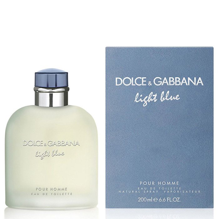Dolce & Gabbana Light Blue For Men Eau De Toilette 200Ml