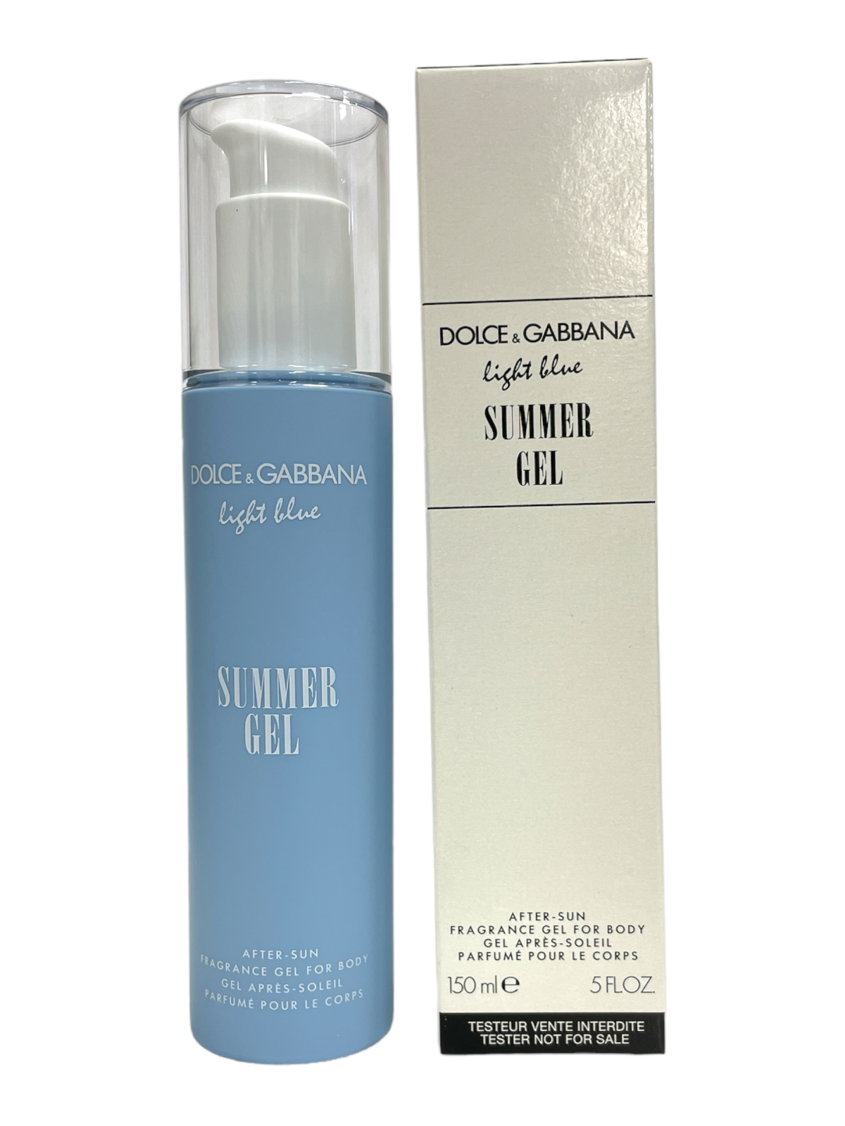 Dolce & Gabbana Light Blue For Women 150Ml Summer Gel Tester
