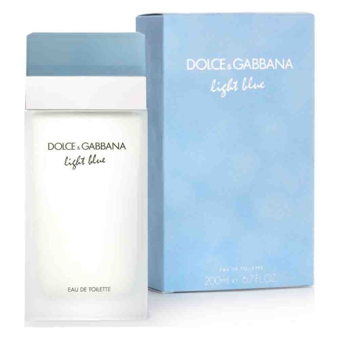 Dolce & Gabbana Light Blue For Women Eau De Toilette 200Ml