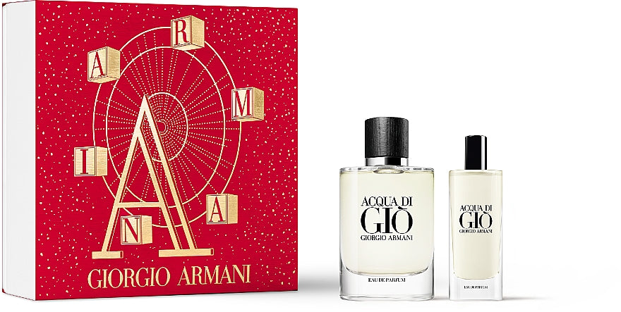 GIORGIO ARMANI ACQUA DI GIO For Men SET Eau De Parfum 75ML Eau