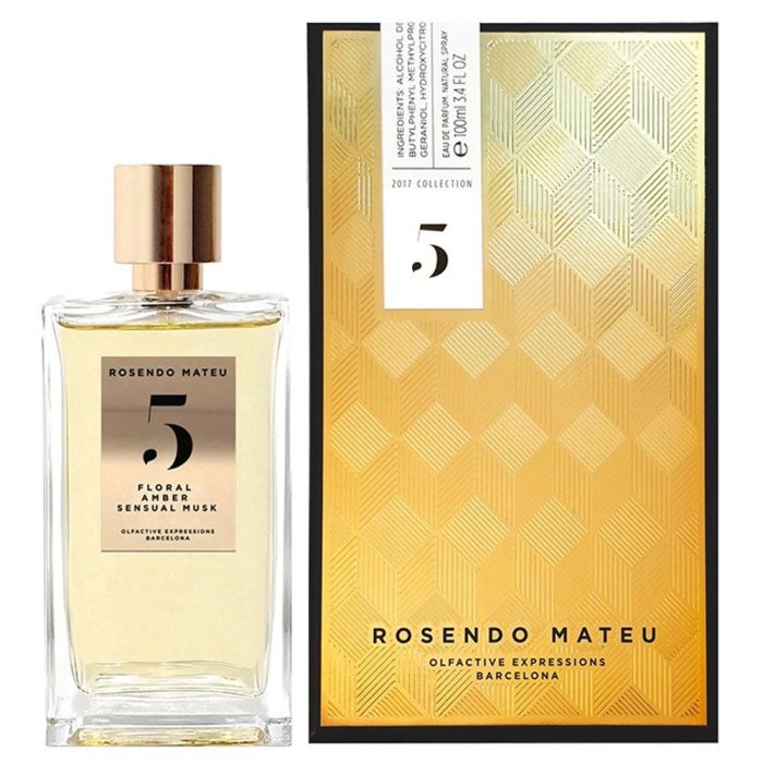 Rosendo Mateu No.5 Floral Amber Sensual Musk For Men And Women Eau De Parfum 100Ml