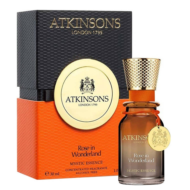Atkinsons Rose In Wonderland Mystic Essence For Men And Women Concentrated Fragrance Alcohol Free 30Ml Tester