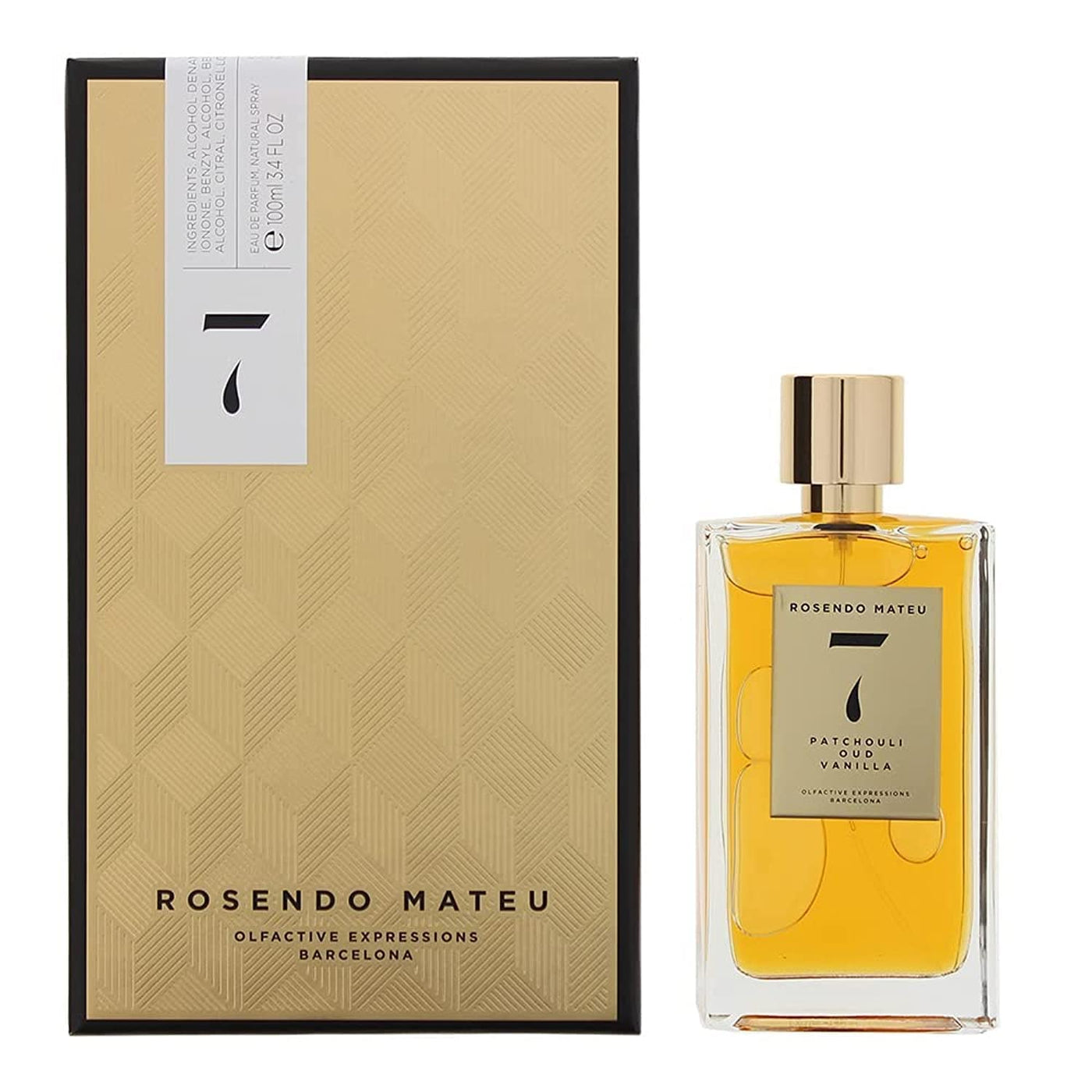 Rosendo Mateu No.7 Patchouli Oud Vanilla For Men And Women Eau De Parfum 100Ml
