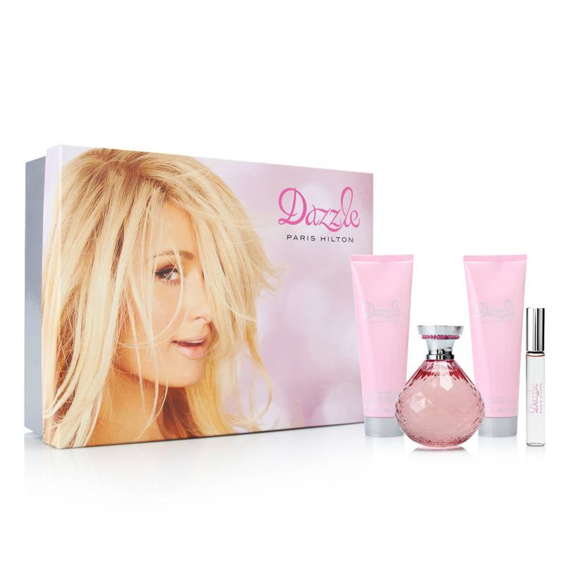 Paris Hilton Dazzle For Women Set Eau De Parfum 125Ml + Eau De Parfum 10Ml + Bl 90Ml + Bath & Sg 90Ml
