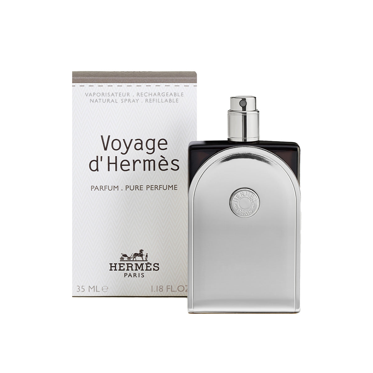 Hermes Voyage D'Hermes For Men And Women Eau De Toilette 35Ml Refillable