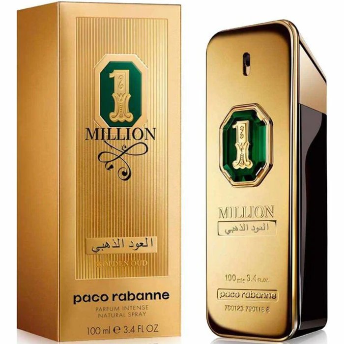 Paco Rabanne 1 Million Golden Oud For Men Parfum Intense 100Ml