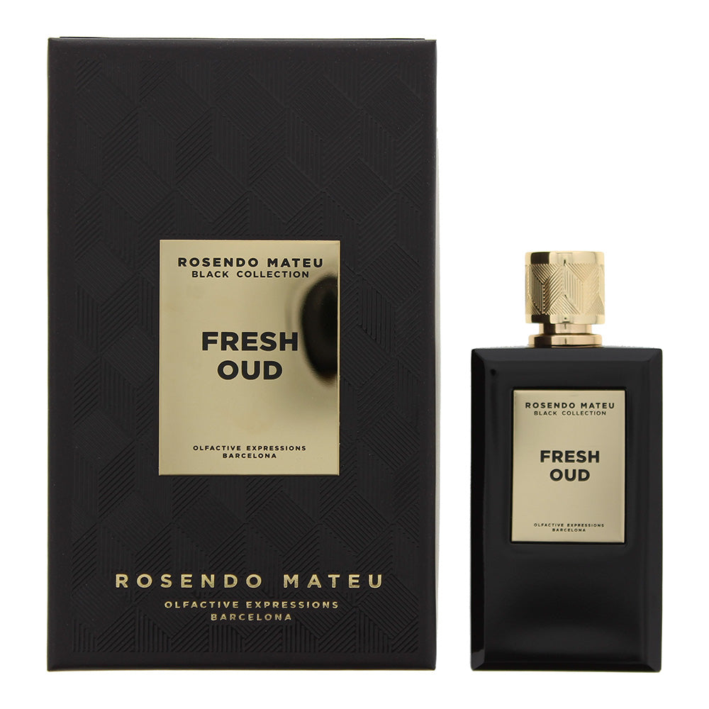 Rosendo Mateu Black Collection Fresh Oud For Men And Women Parfum 100Ml