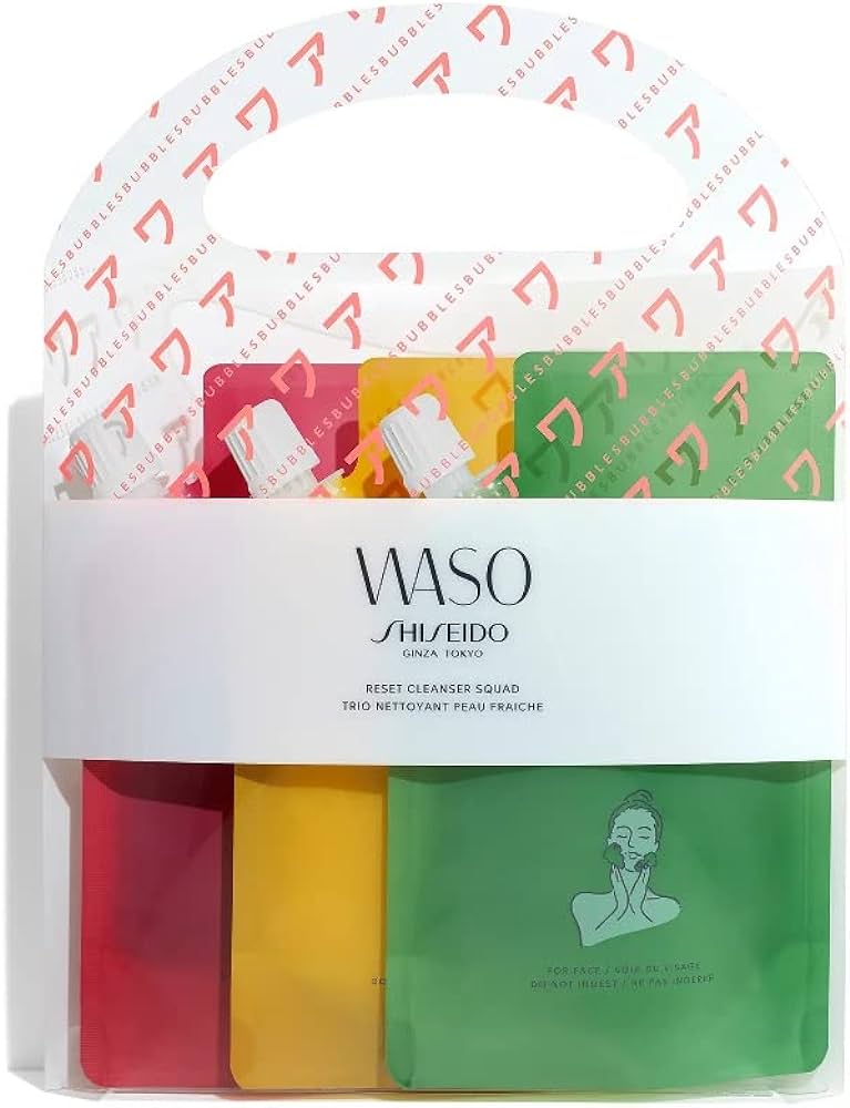 Shiseido Waso Reset Cleanser Squad For Women Set 3 X 70Ml