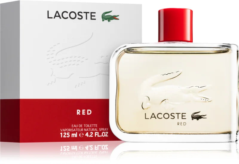 Lacoste Red For Men Eau De Toilette 125Ml (New Packing)