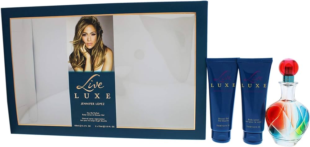 Jennifer Lopez Live Luxe For Women Set Eau De Parfum 100Ml + Bl 75Ml + Sg 75Ml