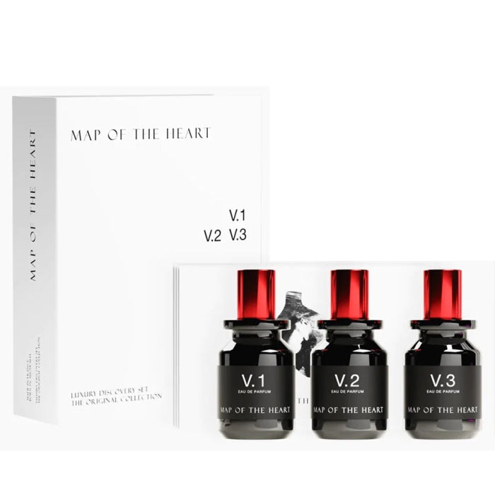 Map Of The Heart Luxury Discovery For Women Set Eau De Parfum 3 X 30Ml (V.1 Freedom + V.2 Darkness + V.3 Passion)