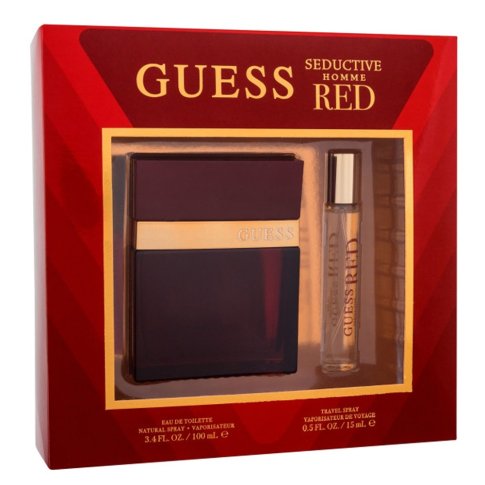 GUESS SEDUCTIVE HOMME RED (M) SET EDT 100ML + EDT 15ML