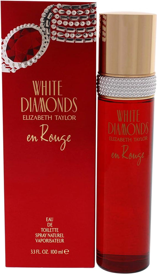 ELIZABETH TAYLOR WHITE DIAMONDS EN ROUGE (W) EDT 100ML