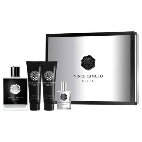 VINCE CAMUTO VIRTU (M) SET EDT 100ML + EDT 15ML +ASB 90ML + SG 90ML