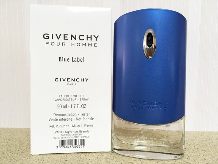 Givenchy Blue Label For Men Eau De Toilette 50Ml Tester