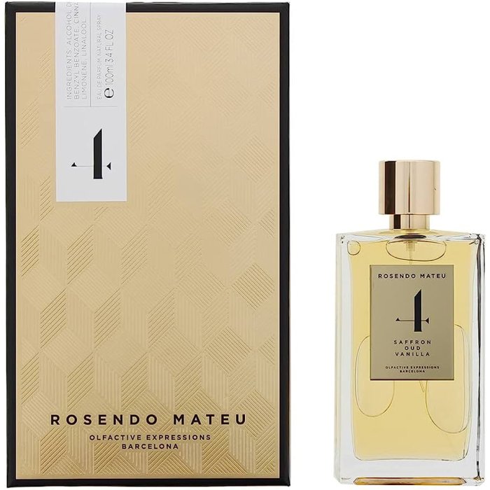 Rosendo Mateu No.4 Saffron Oud Vanilla For Men And Women Eau De Parfum 100Ml