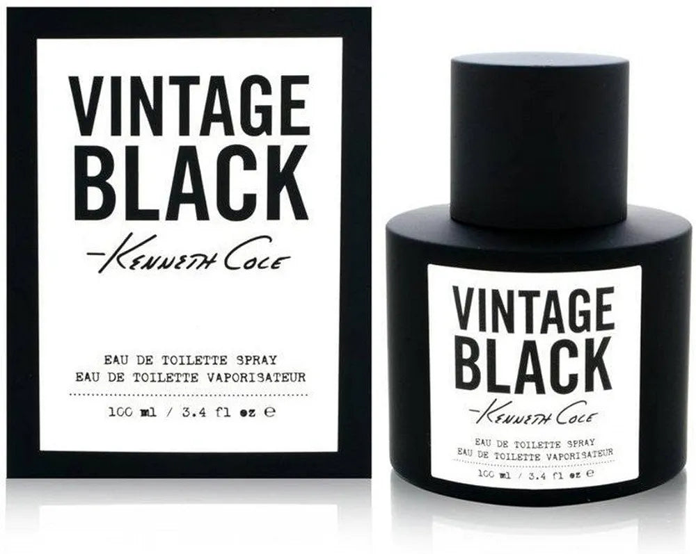 Kenneth Cole Vintage Black For Men Eau De Toilette 100Ml