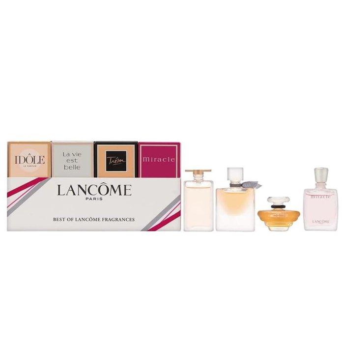 Lancome For Women Mini Set Eau De Parfum (Idole 5Ml + La Vie Est Belle 4Ml + Tresor 7.5Ml + Miracle 5Ml)