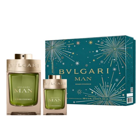 BVLGARI MAN WOOD ESSENCE (M) SET EDP 100ML + EDP 15ML (NEW PACK)