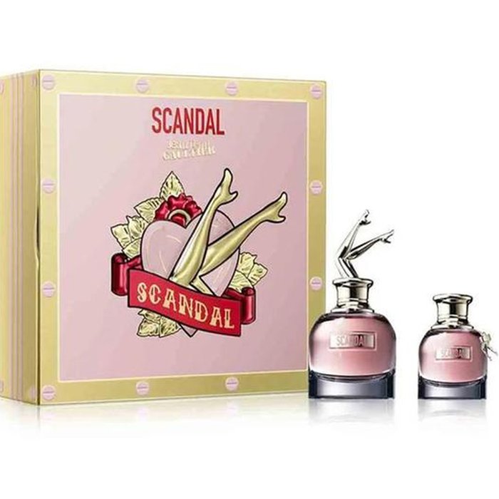 Jean Paul Gaultier Scandal For Women Set Eau De Parfum 80Ml + Hair Mist 30Ml (Tin Box)